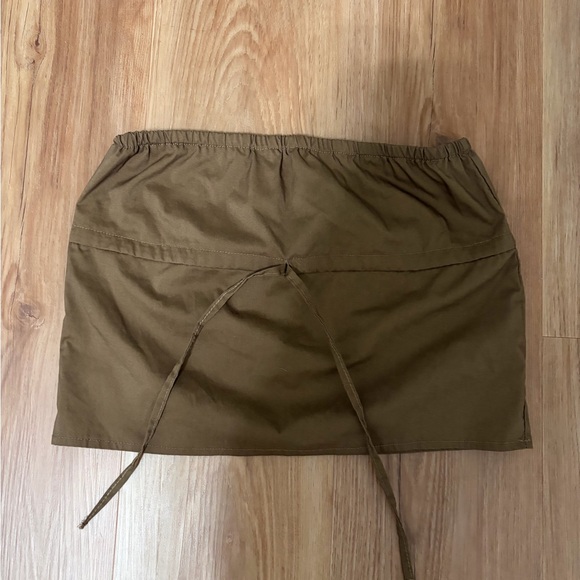 Brown Drawstring TubeTop - Picture 2 of 4